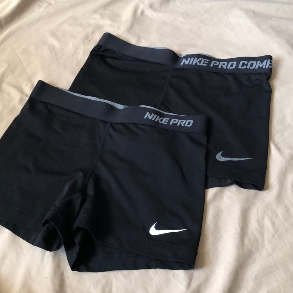 Two Nike pro spandex